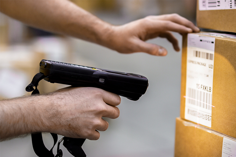 Photo of an LXE MX7 - one of the barcode equipment scanners we frequently repair.