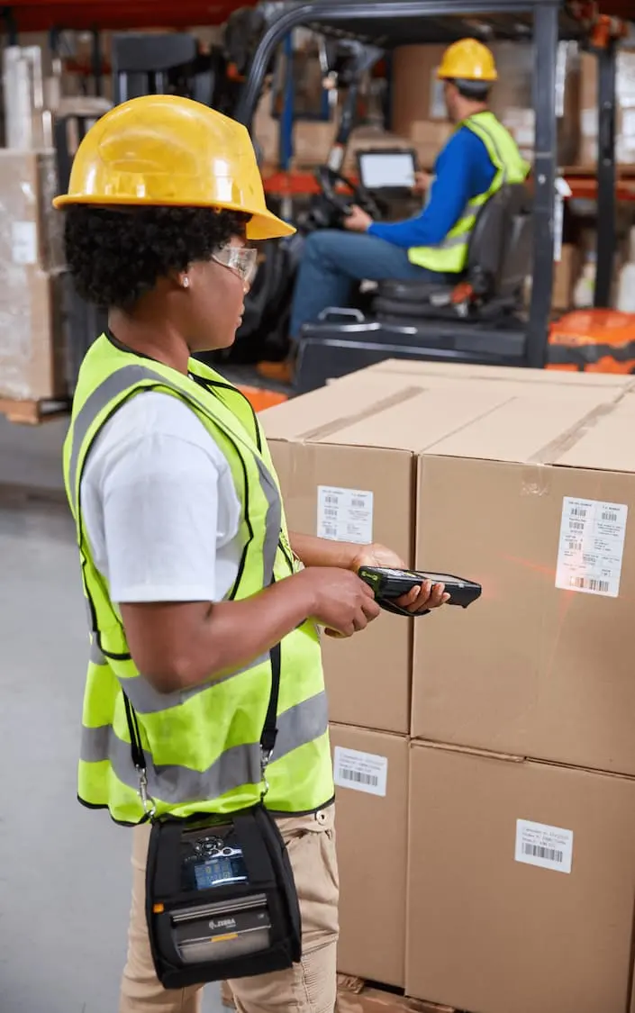 Warehouse bar code scanner